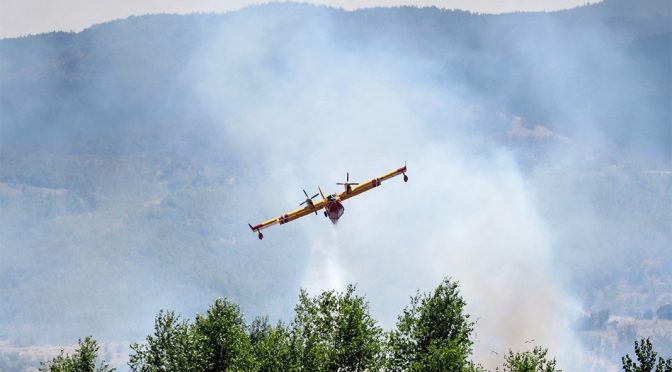 В турския окръг Измир отново се разразиха големи пожари