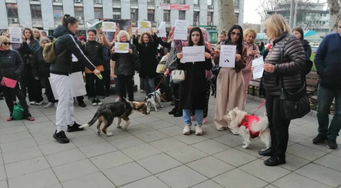 И в Плевен протестираха срещу зверствата над животни