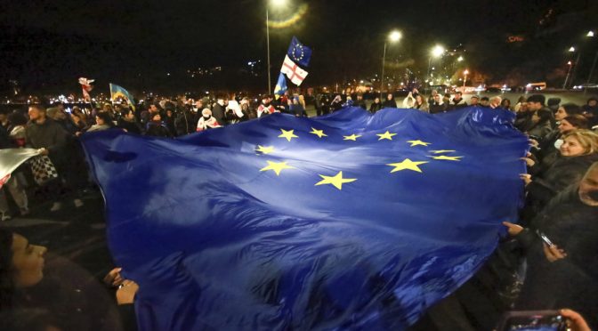 Пореден антиправителствен протест се очаква в Грузия