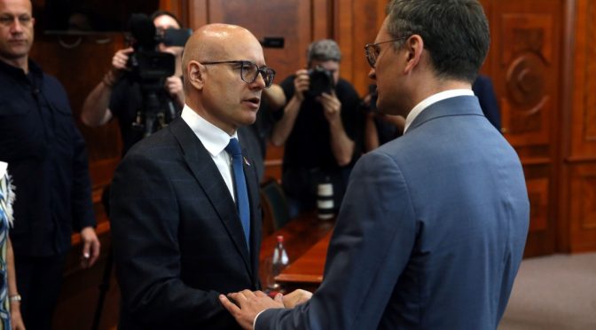 Сръбският премиер Милош Вучевич изрази подкрепа за Украйна