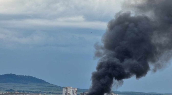 Пожар в Ямбол, няма данни за пострадали